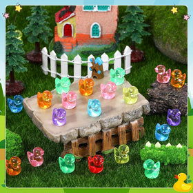 GGSTDDUP bulk resin ducks ideal for crafts, party favors, and DIY projects