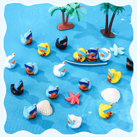 GGSTDDUP snorkeling ducks style D offer four designs for lively summer displays