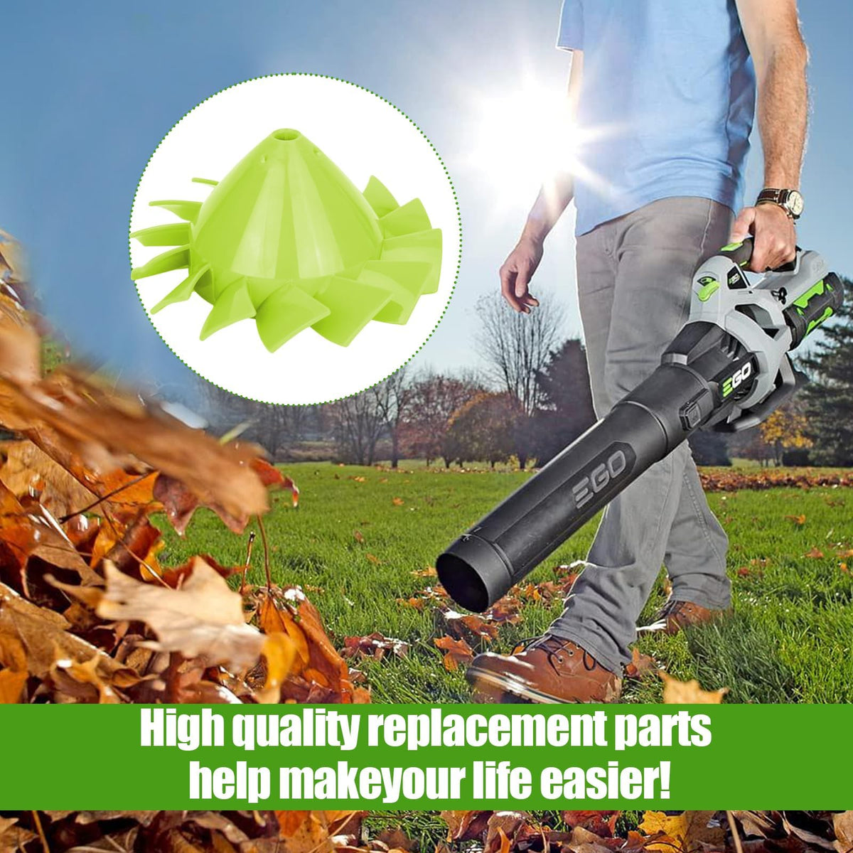 GGTE easy-install fan blade steps for quick field repairs