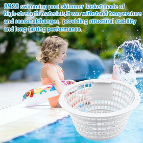 GGTE skimmer basket durable materials, built for seasonal pool use