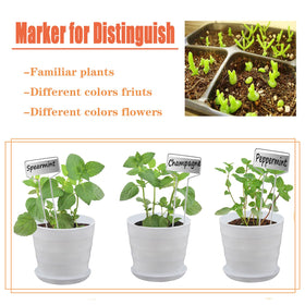 GHAMYEE marker pen included for quick and clear labeling on metal tags.