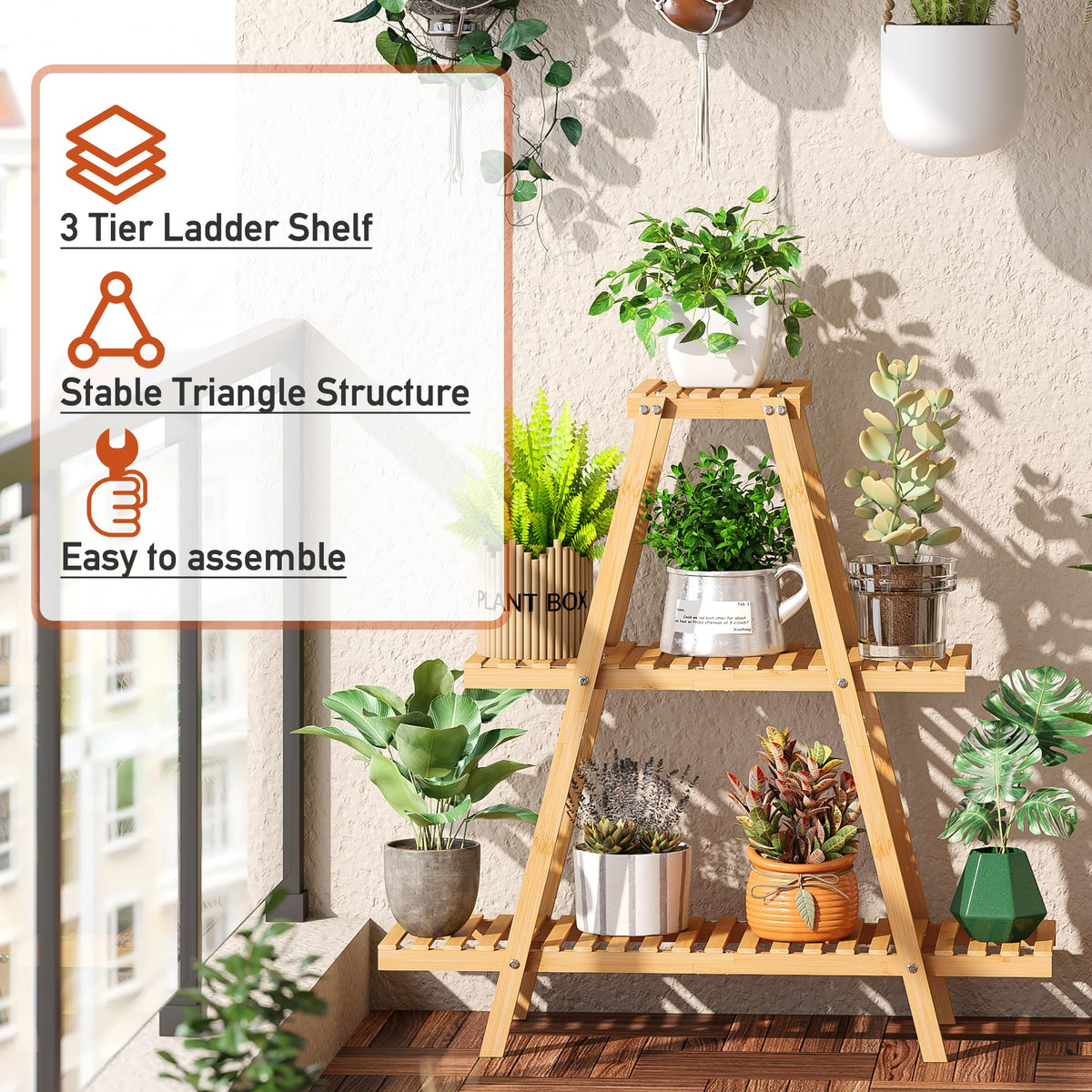 GHWIE Boho-inspired garden stand complements home decor and gifting.