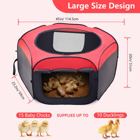 GHWMYD 45L x 45W x 20H dimensions fit chicks and ducklings.