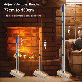 GHWMYD included scraper back removes stubborn residue from stones and ovens