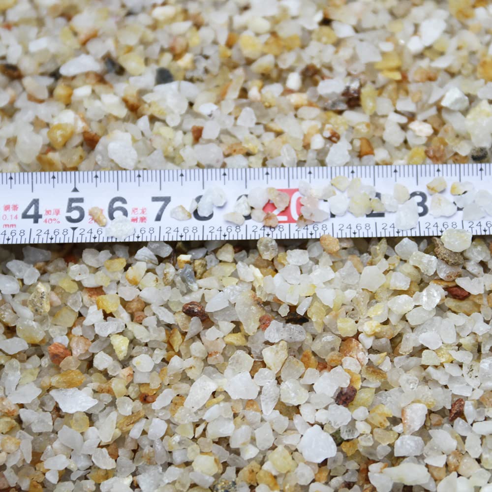 GHYTMTHOT 12lb coarse sand natural grains for plant pots and drainage.
