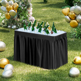 Giantex 48x24 top provides ample space for drinks and food