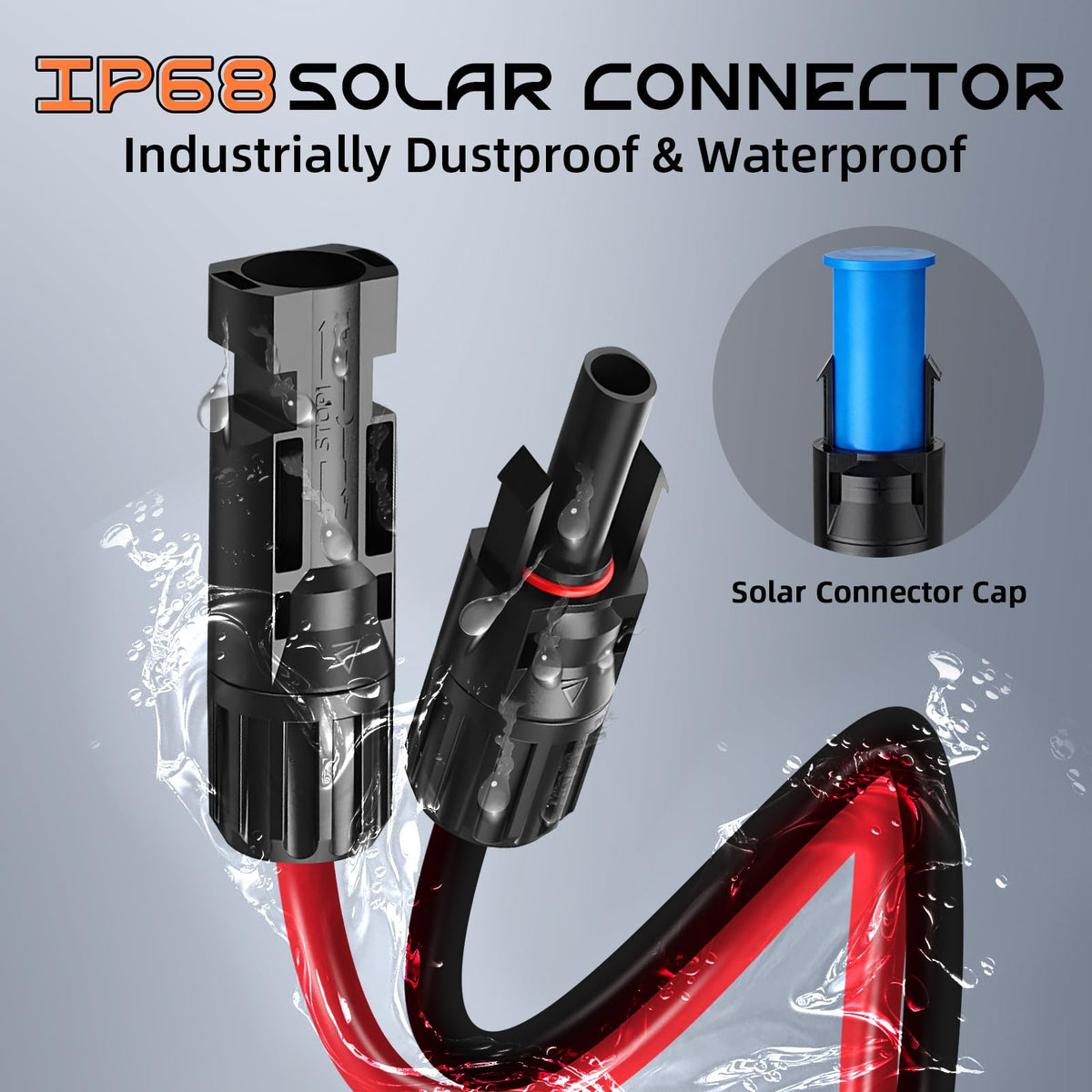 Gibbab 10awg solar cable with PVC jacket resists heat and UV exposure.