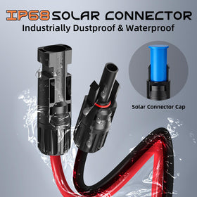 Gibbab 10awg solar cable with PVC jacket resists heat and UV exposure.