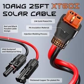 Gibbab xt60i-f adapter extension enables faster charging with portable stations.