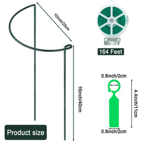 Gicare tomato and vine support helps plants grow upright.