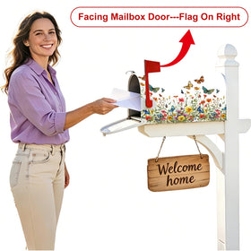 GICDSU waterproof oxford fabric protects mailbox from rain and stains.