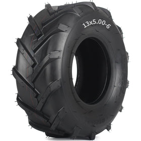 GICOOL 13x5-6 tubeless tiller tire with durable two-ply construction for lawn care
