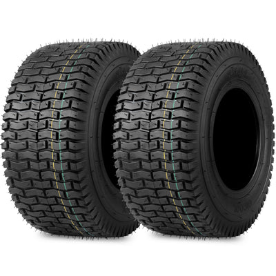 GICOOL 16x6.50-8 tubeless tire side view for stable lawn maintenance.