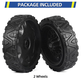 GICOOL 2-pack lawn mower wheels ready for replacement use