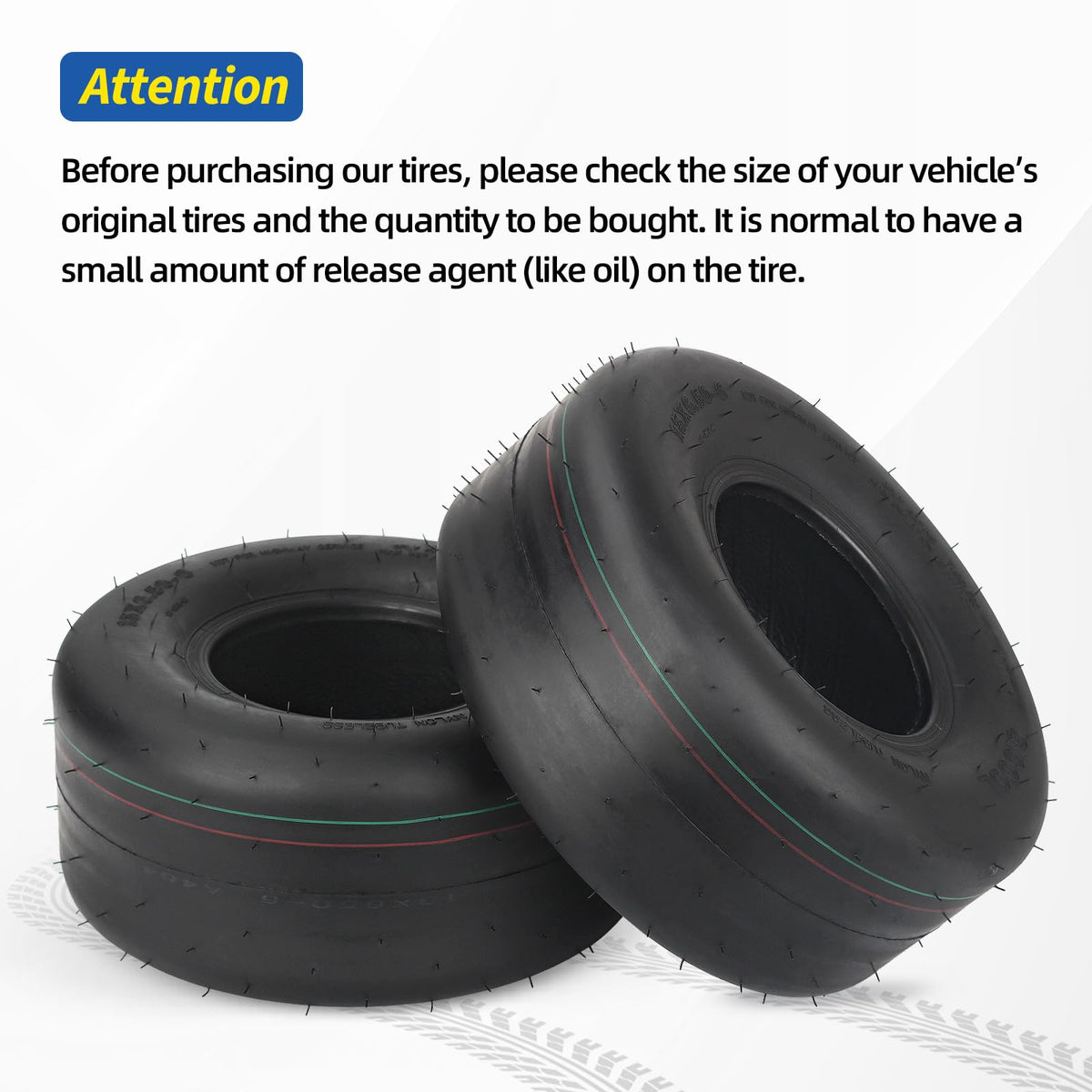 GICOOL 4PR lawn tire construction highlights durability and crack resistance