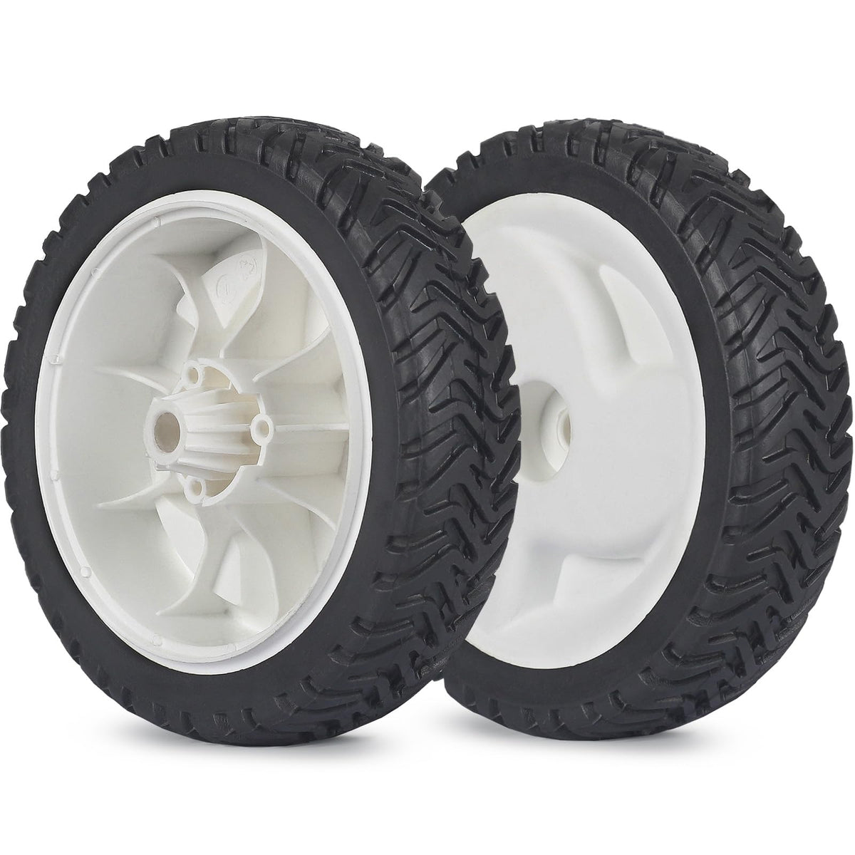GICOOL 8-inch front/rear non-drive wheels for Toro mowers improve steering on uneven ground.