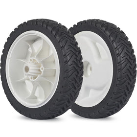 GICOOL 8-inch front/rear non-drive wheels for Toro mowers improve steering on uneven ground.