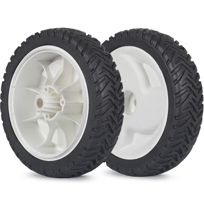 GICOOL 8-inch front/rear non-drive wheels for Toro mowers improve steering on uneven ground.