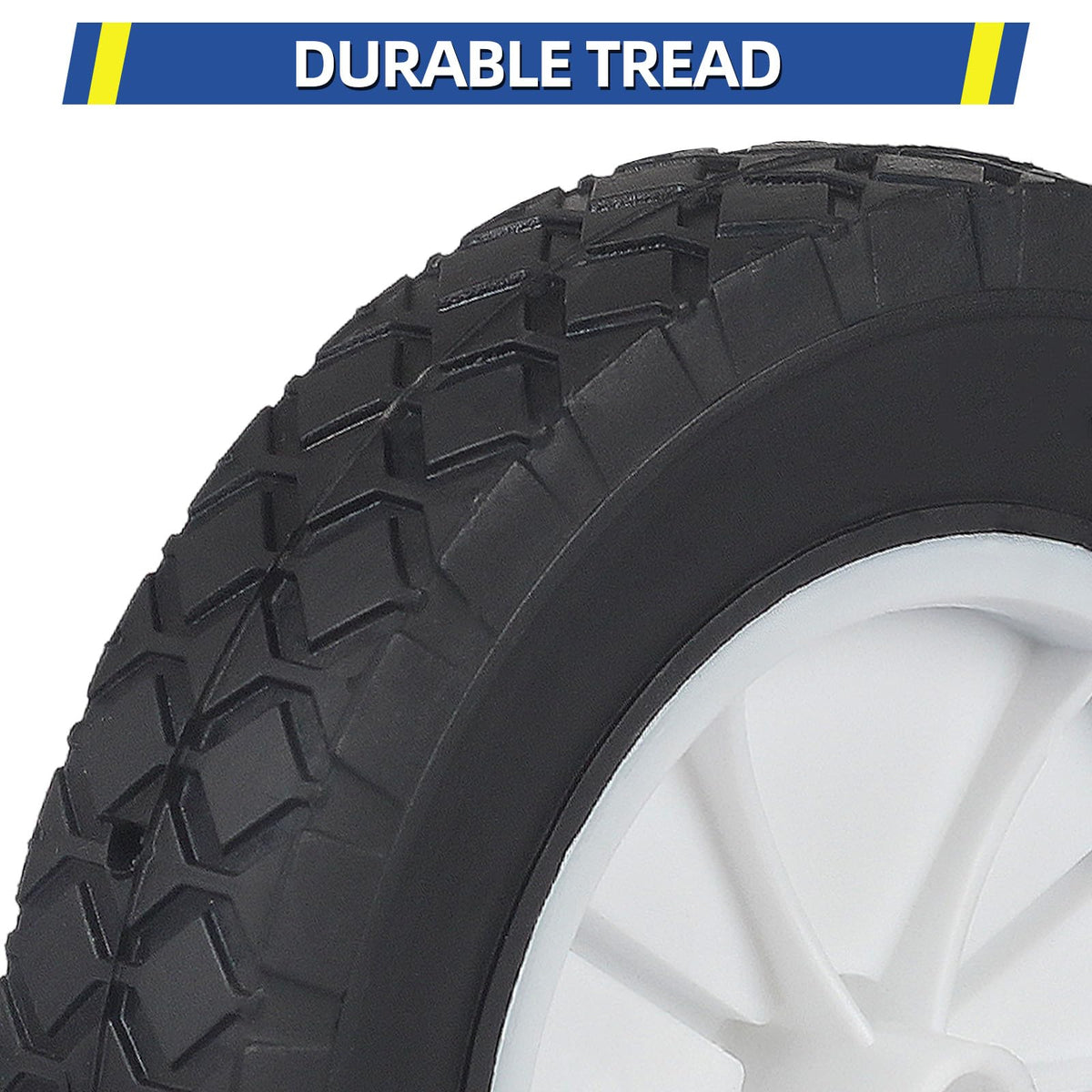 GICOOL wheels configured for AYP and MTD mowers for improved maneuverability.