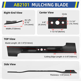 GICOOL blade with air lift design improves airflow