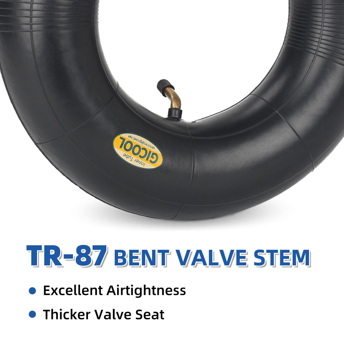 GICOOL air-tight seal demonstration on 8.5-inch tires.