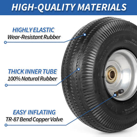 GICOOL 5/8-inch axle bore hole enables broad rim compatibility.