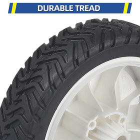 GICOOL durable 2in-wide wheels provide stable rolling across lawns.