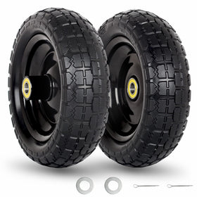 GICOOL 10in flat-free tire for long-lasting cart mobility