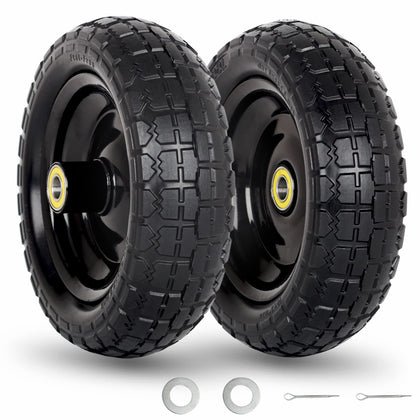 GICOOL 10in flat-free tire for long-lasting cart mobility