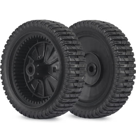 GICOOL 8-inch front wheels pack 2 replace worn Craftsman and MTD parts.