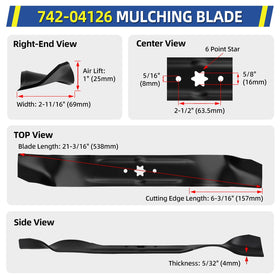 GICOOL blade design with high-lift wing boosts bagging efficiency and airflow.