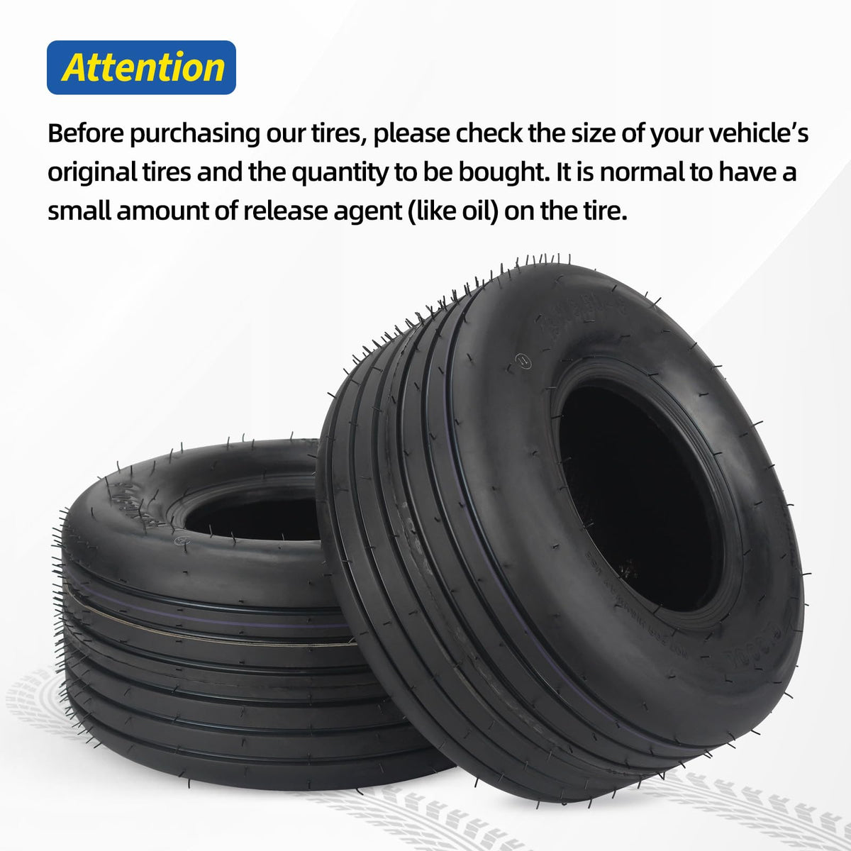 GICOOL lawn tractor tire compatibility for a wide range of models