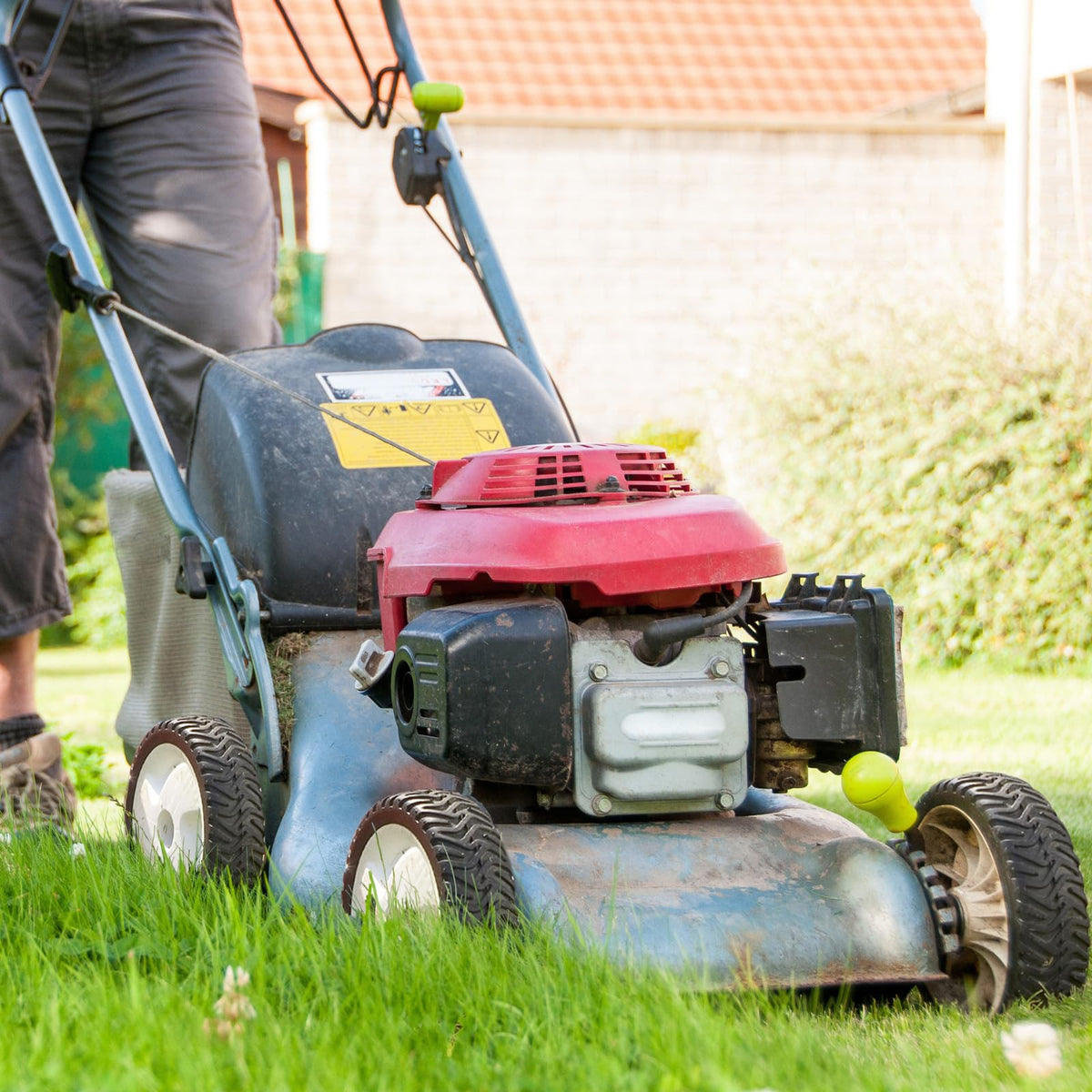 GICOOL two-pack wheels keep Toro mower moving over uneven terrain.