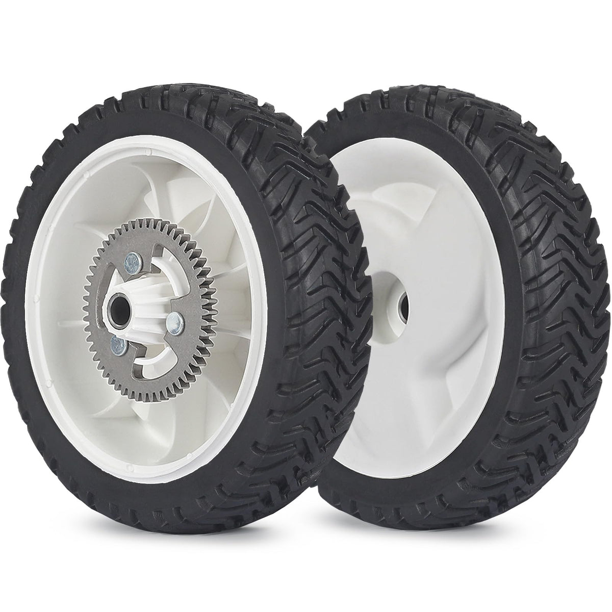 GICOOL rear drive wheels with 8-inch tire for smoother mower movement