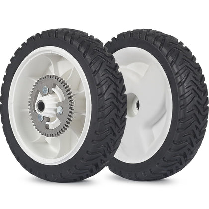 GICOOL rear drive wheels with 8-inch tire for smoother mower movement