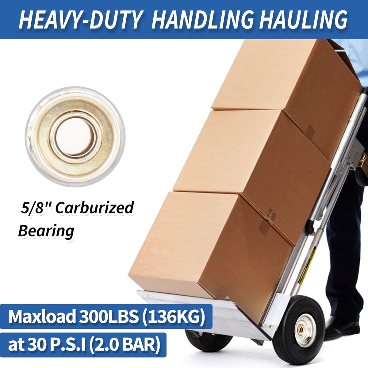 GICOOL sealed bearing hub design ensures smooth rolling.
