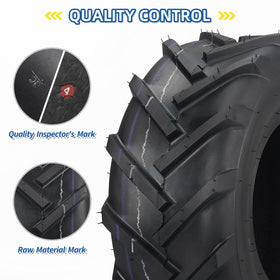 GICOOL Turf-V tread lawn tire improves traction while protecting turf.