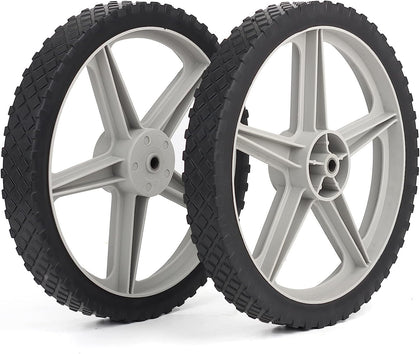 GICOOL 14x1.75 inch spoked wheel and tire ready for mower replacement