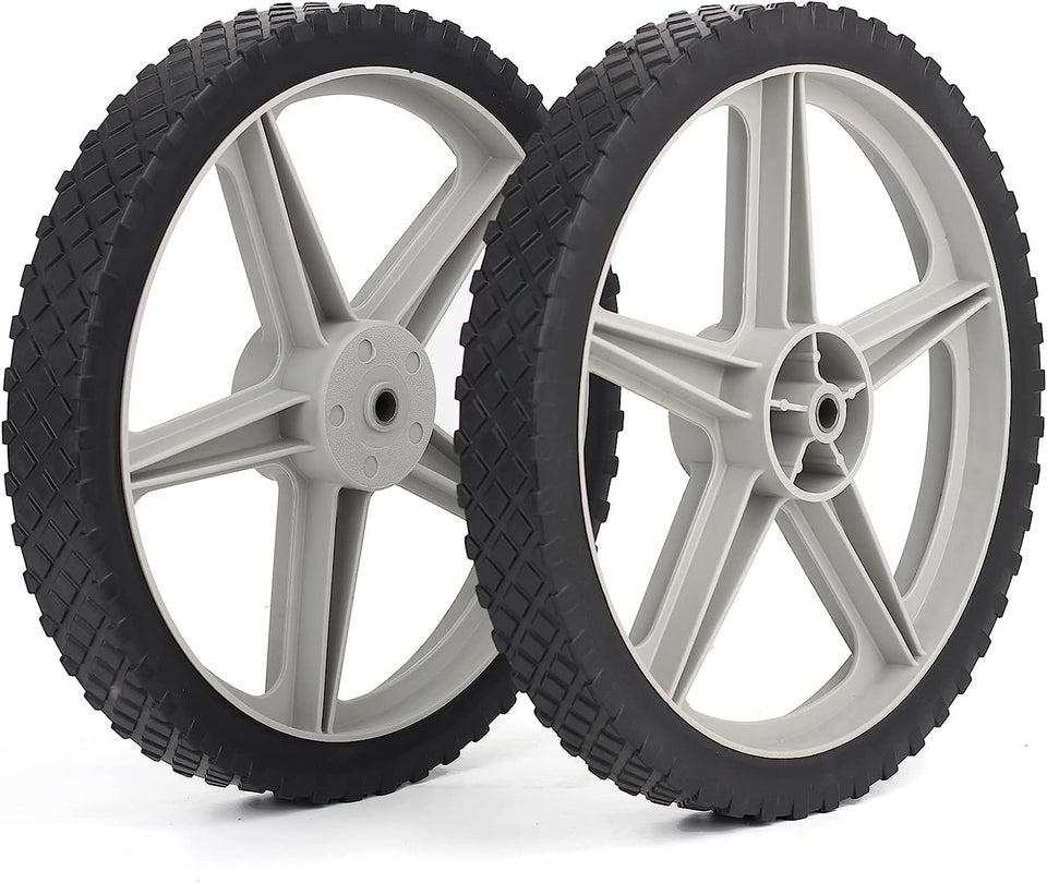 GICOOL 14x1.75 inch spoked wheel and tire ready for mower replacement
