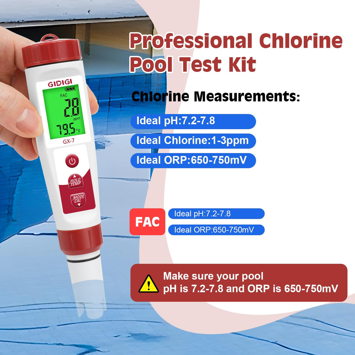 GIDIGI aquarium water monitor tracks pH, TDS, salinity and temperature