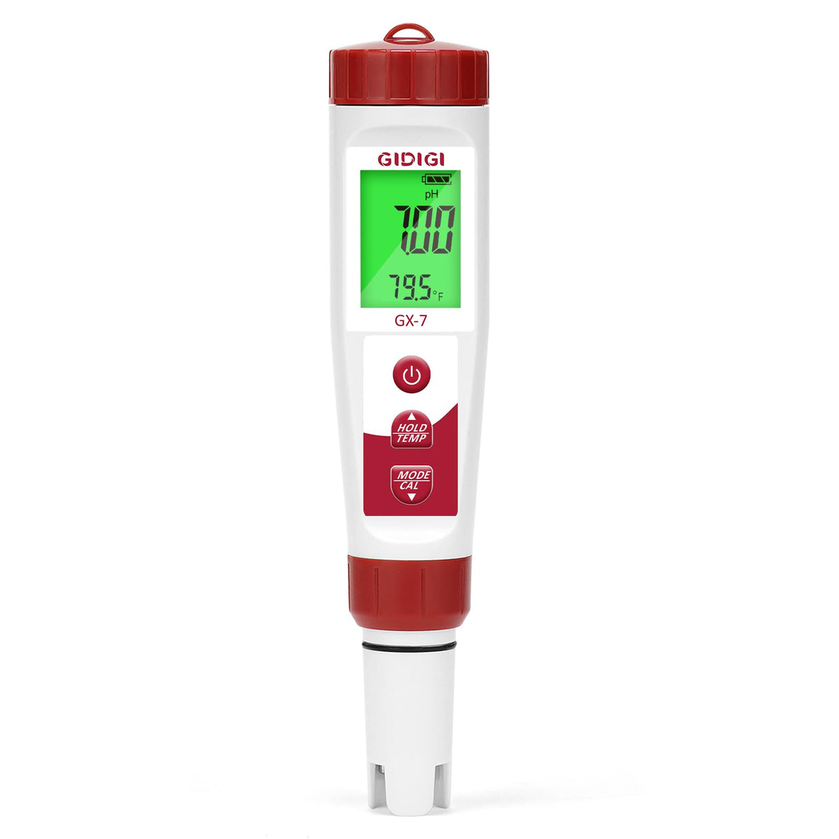 GIDIGI pH meter chlorine tester display showing precise chlorine levels for safe pools
