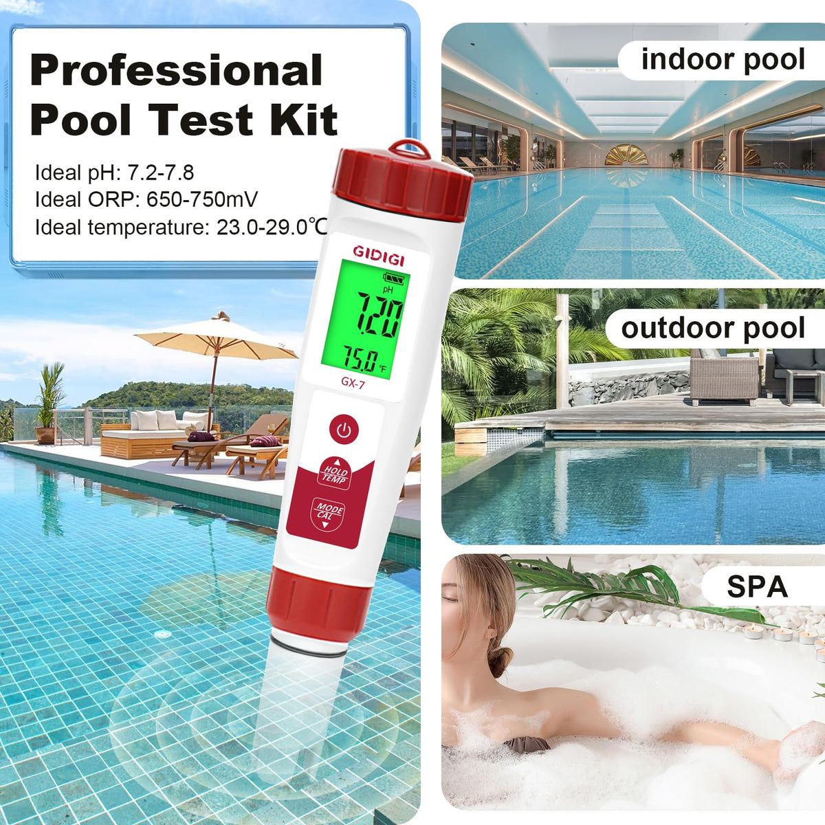 GIDIGI portable water tester keeps essential checks handy