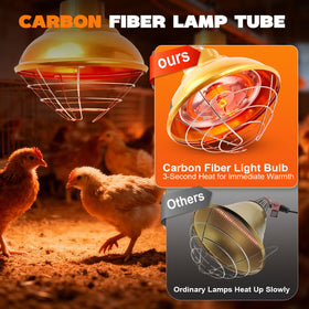GIFANK chicken coop hanging mount demonstrates easy installation-ready heat source.