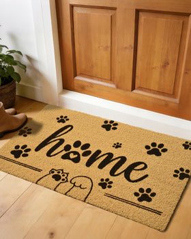Gifeas front door mat easy-clean surface for quick maintenance.