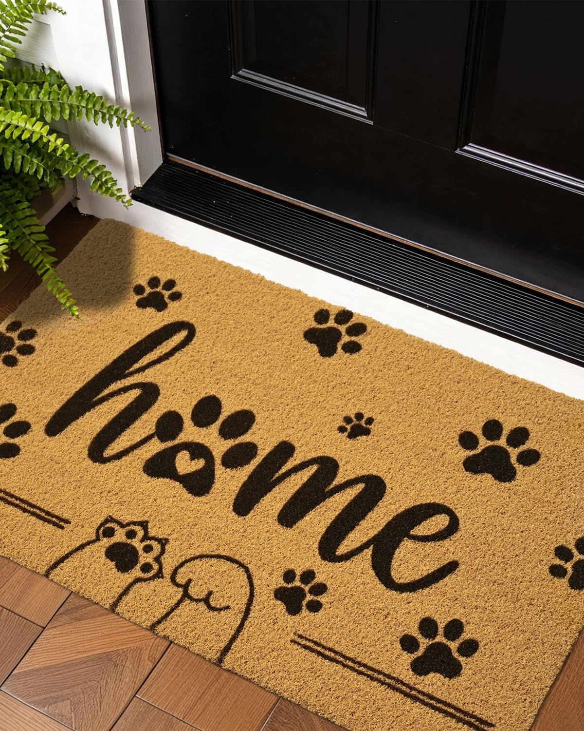 Gifeas front door mat farmhouse decor vibe for various exteriors.