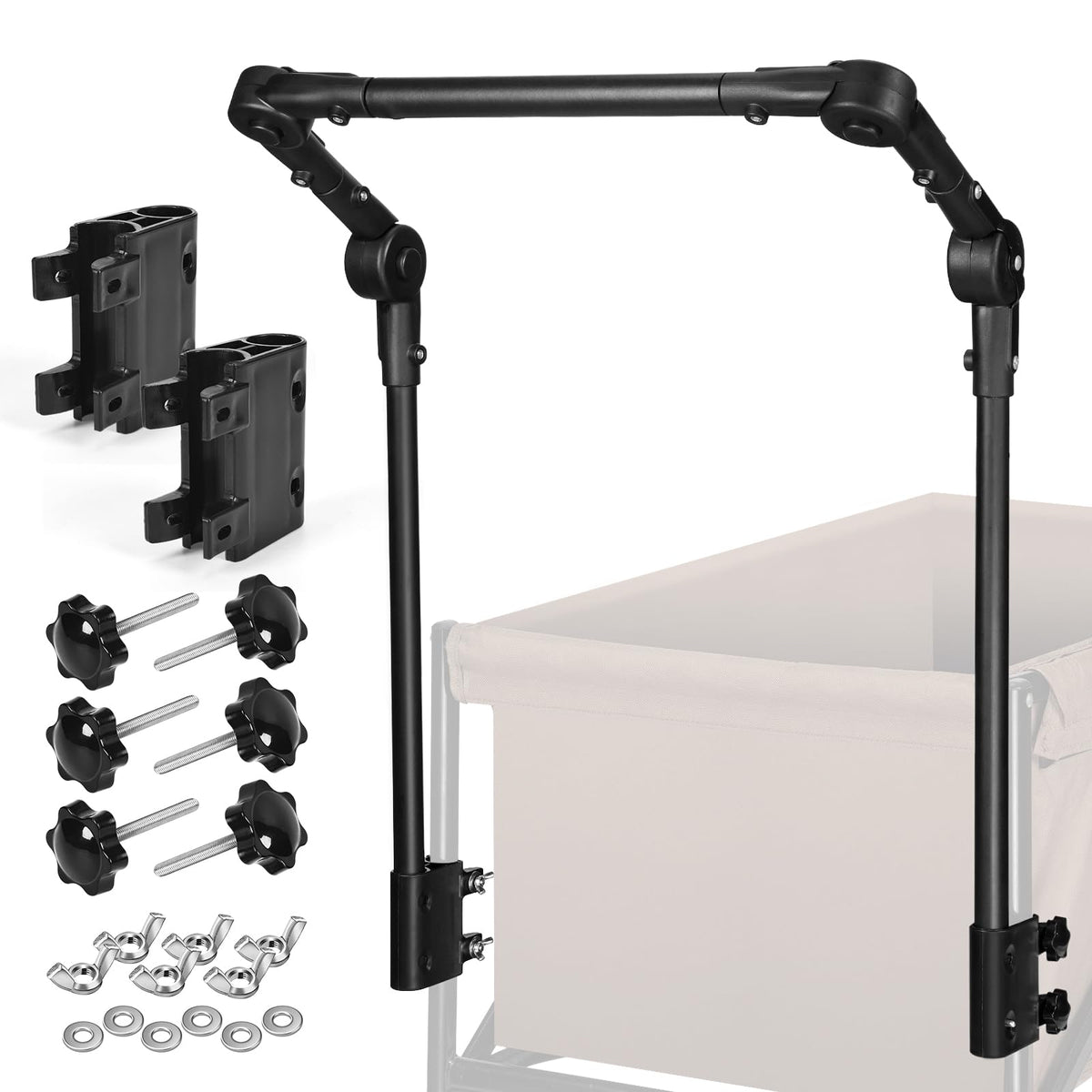 Gifeerory folding wagon handle attachment improves portability and storage.