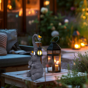 Gift Boutique LED lantern elephant garden light provides ambient illumination