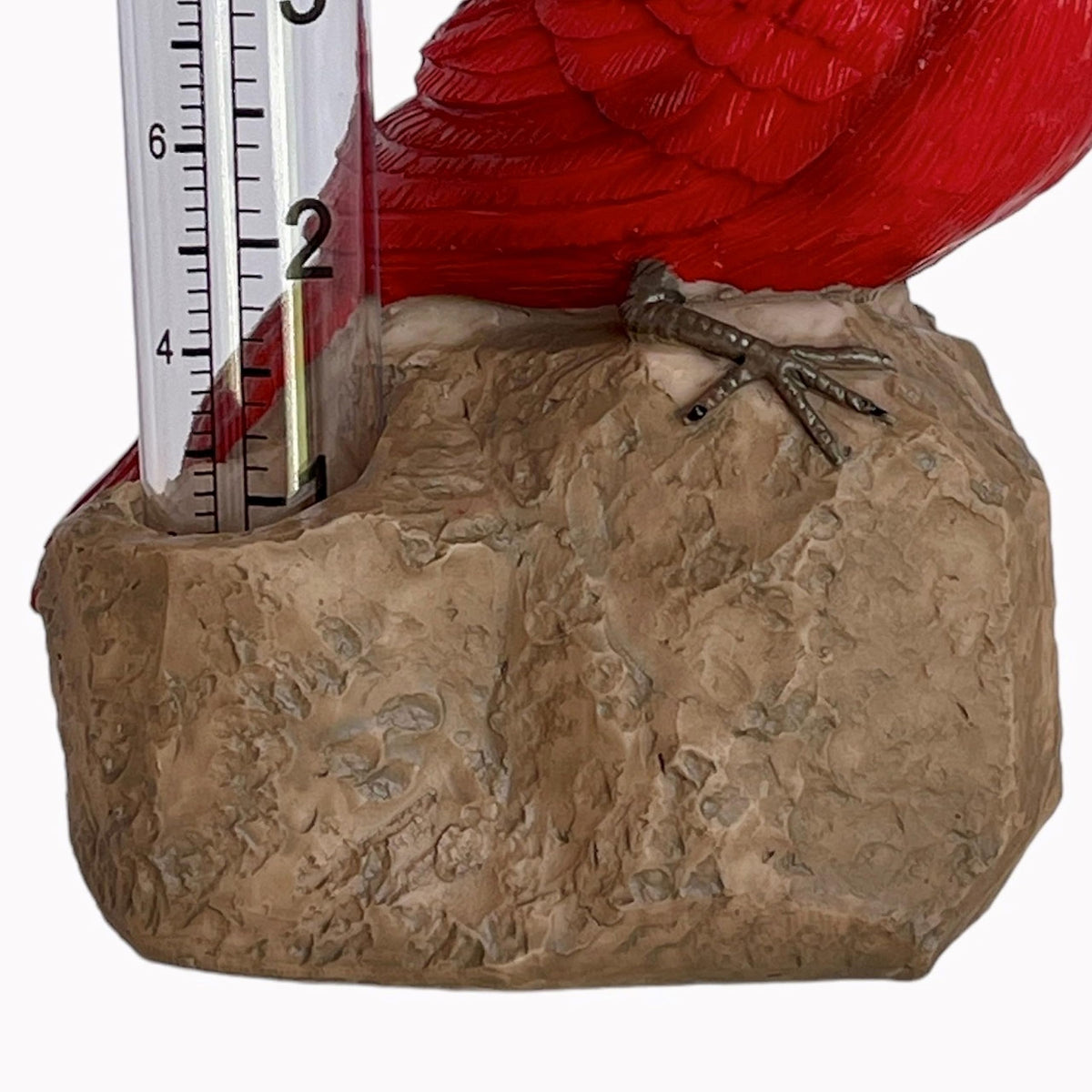 Gift Essentials Cardinal Rain Gauge compact size fits decks and railings
