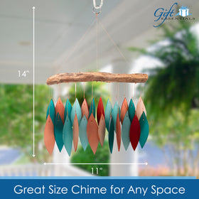 Gift Essentials driftwood and glass harmony provides a unique decorative focal point.