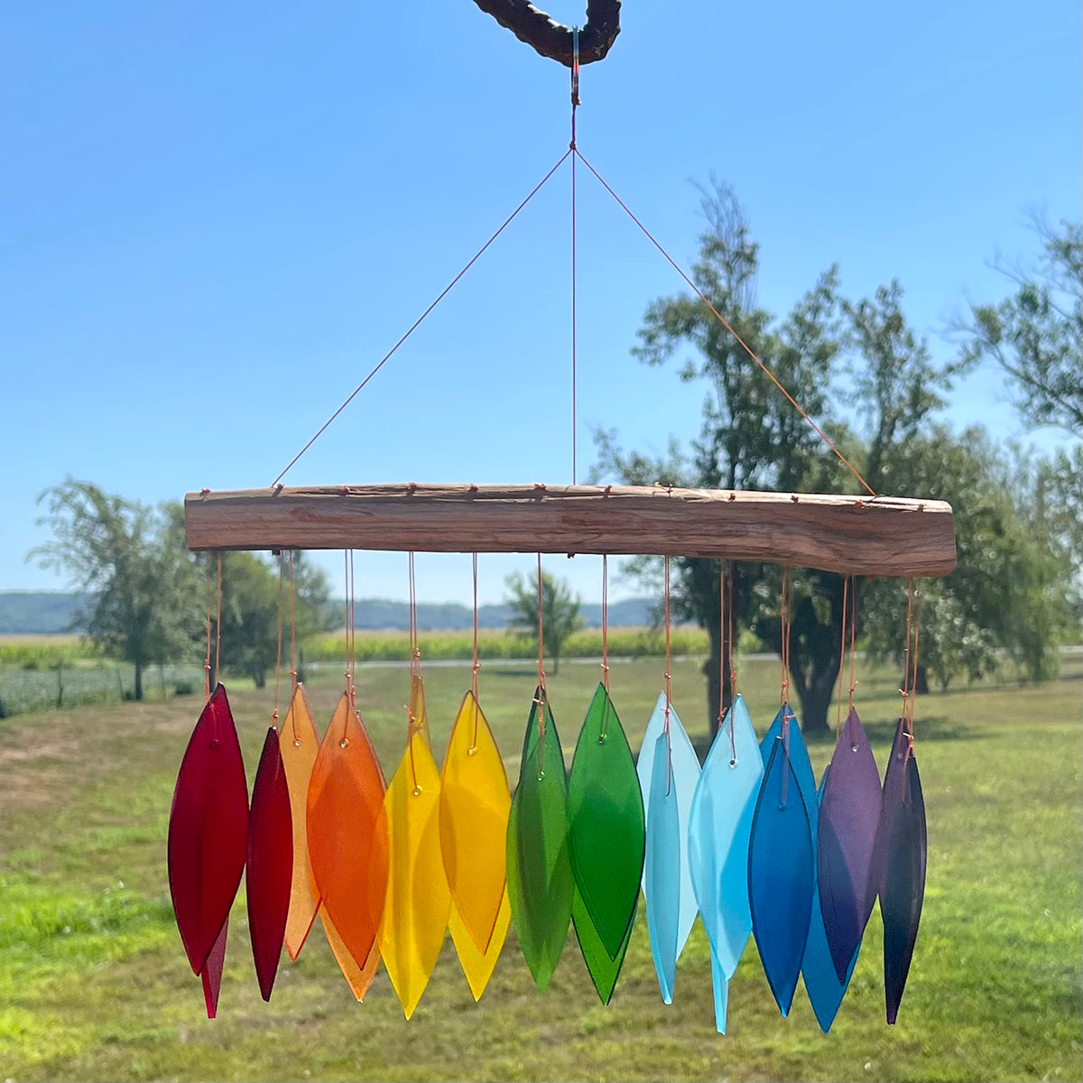 Gift Essentials Indoor use as sun catcher adds stained glass-like light in rooms.